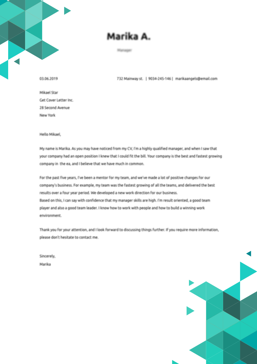Graphic Designer Cover Letter Example Writing Tips Free 2022