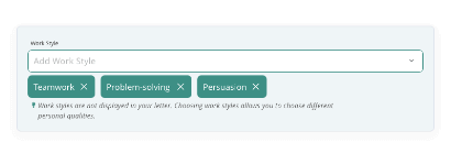 Select your industry and desired position